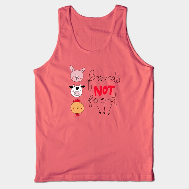 friend not food Tank Top by violinoviola